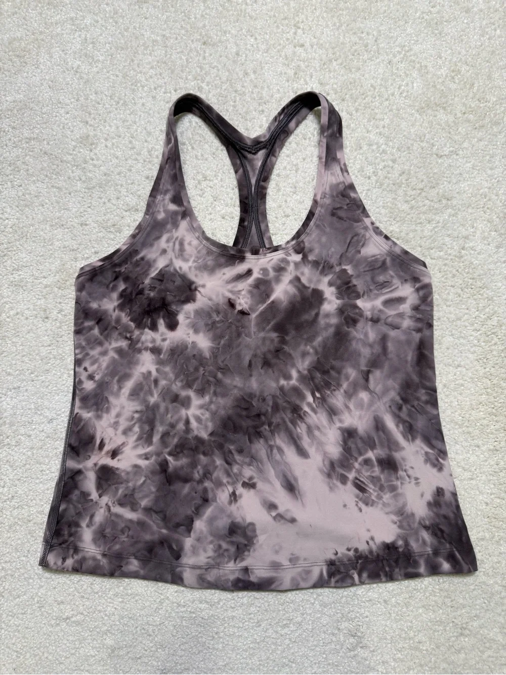 Lululemon Cool Racerback Short Tank Top *Nulu Diamond Dye Size 10